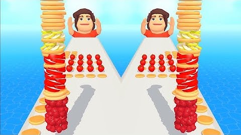 Pancake Run 🧁🍦🎂 Relaxing Gameplay Walkthrough All Levels Android, IOS Big Update PR86TUR