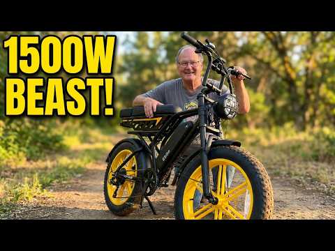 TST R9 1500W Full Suspension Moped Style Electric Bike It's Amazing #ebike