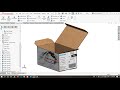 Packaging Box design in Solidworks 2022