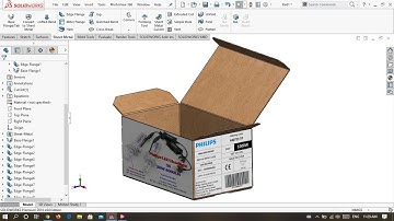 Packaging Box design in Solidworks 2022