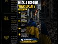 🇺🇦 Russia-Ukraine War Update #UkraineUpdate #RussiaUkraineConflict #GlobalNews #currentevents