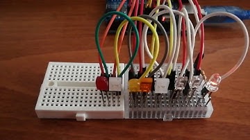8 led Yürüyen Işık Arduino Project