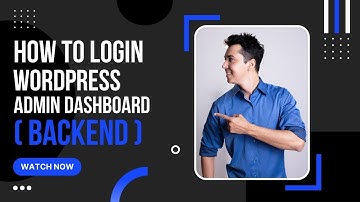 How to Login WordPress Admin Dashboard (backend)