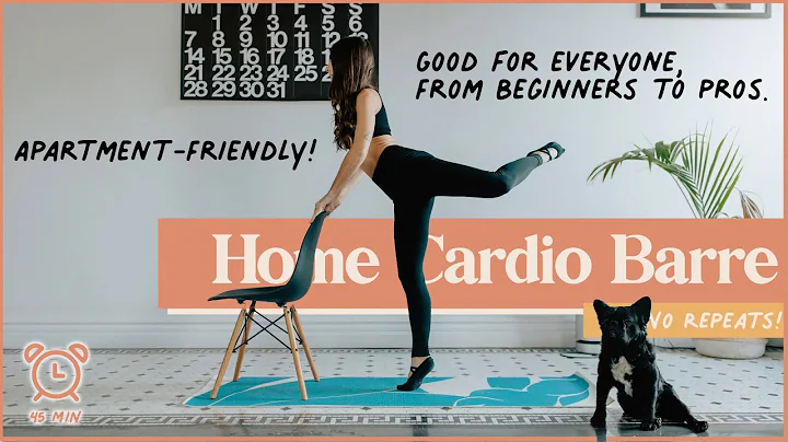 45-Minute Cardio Barre Workout at Home (Apartment-...