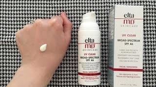 Review: EltaMD UV Clear Broad Spectrum SPF 46 Sunscreen - Pros - Cons - Best For Acne Prone Skin