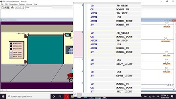 06 - Door simulator con Lista de Instrucciones (IL)