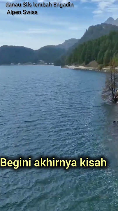 danau Sils di lembah Engadin dekat St Moritz di Kanton Graubunden di pegunungan Alpen Swiss