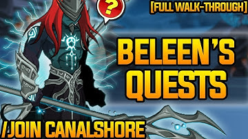 AQW - /JOIN CANALSHORE FULL Walk-Through (Beleen