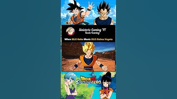 When SSJ2 Goku Meets SSJ3 Daima Vegeta  💀💪 #dragonballsparkingzero #vegeta #goku #anime #ssj