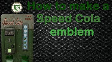 Bo3 how to make a speed cola emblem