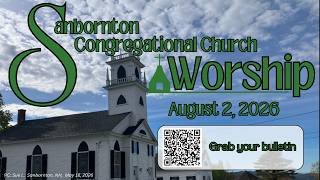 Worship Service, UCC Sanbornton - August 2, 2026
