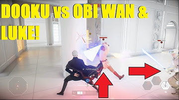 Star Wars Battlefront 2 - Count Dooku vs Obi Wan & Luke Skywalker! Absolutely destroyed enemy team!