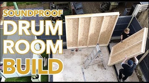 Building A Soundproof Drum Room Part1