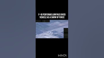 F-16 "Show of Force" Scatters Insurgents! 😱 | INSANE Low Pass Fly-By