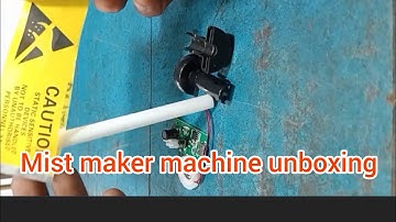 Mist maker machine unboxing #khairunelectronicsbd 