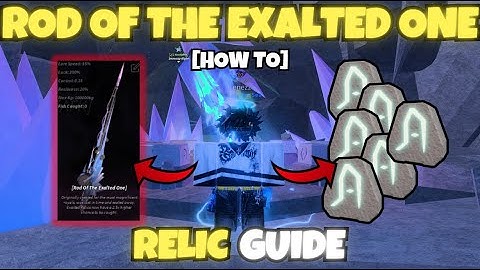 HOW TO FIND The ROD OF THE EXALTED ONE + FULL RELIC GUIDE in Roblox Fisch GOLDEN TIDE Update!