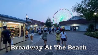 Broadway at the Beach  Full Evening WalkThrough   Myrtle Beach, SC  Attraction