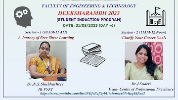 Deeksharambh(Student Induction Program) Day-6 Slot A