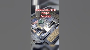 double decker CPU remove best tips and tricks #mobilerepairing #smartphone #repair #iphone #tech