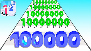 Play 100000 Level Tiktok Mobile Game Number Masters Number Race Gameplay Relax & Satisfying Freeplay