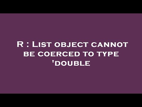 R : List