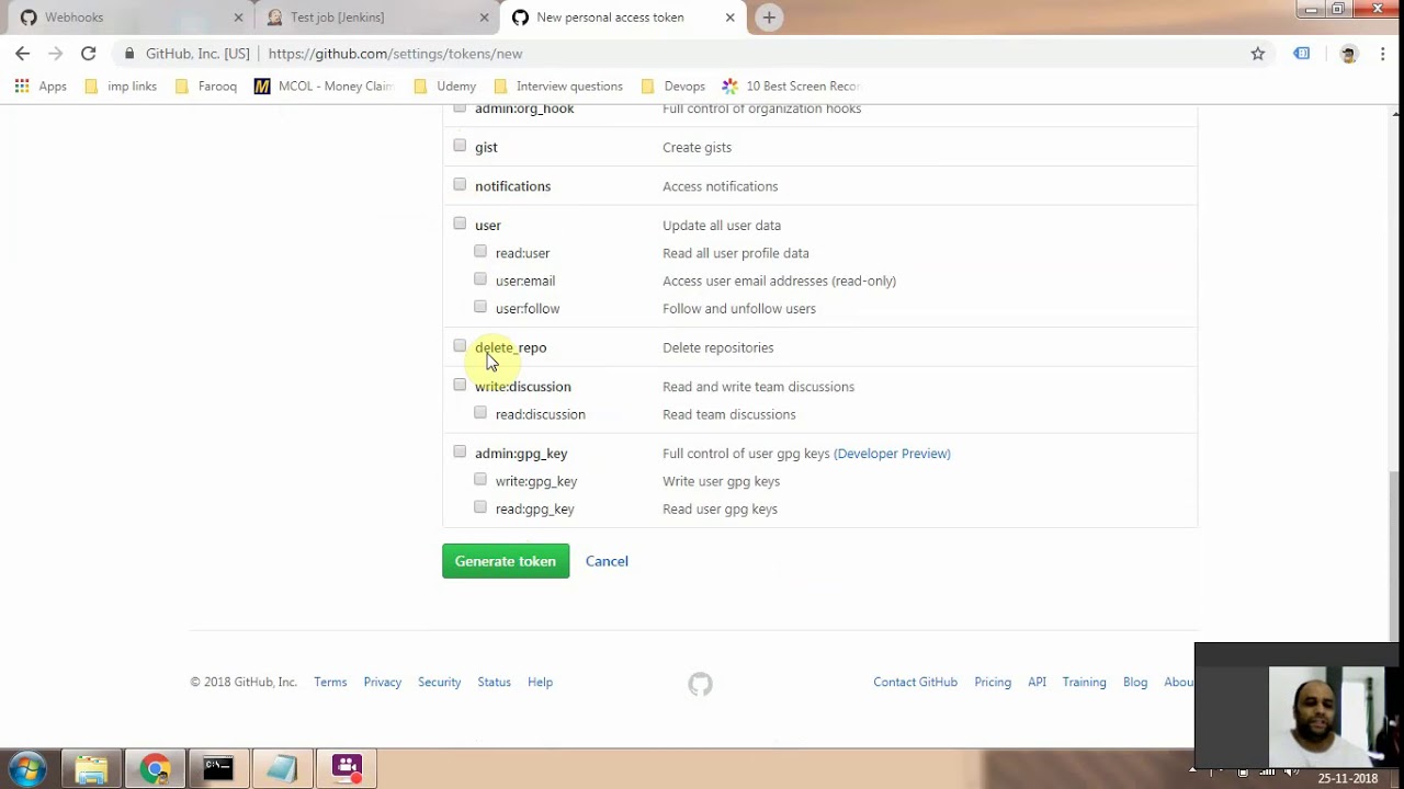how to generate github token - YouTube