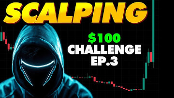 Scalping Crypto on the 5 Min Time Frame ($100 Trading Challenge EP.3)