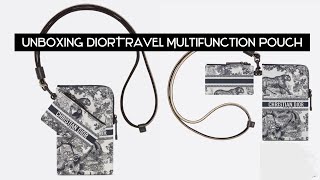 Unboxing Dior!  DIORTRAVEL MULTIFUNCTION POUCH