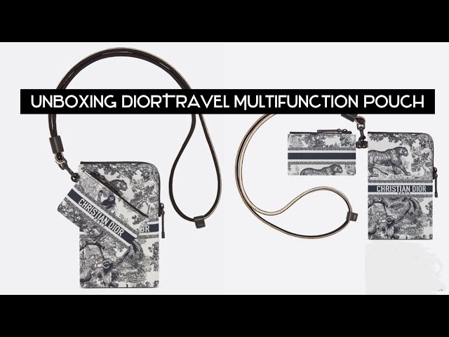 Unboxing Dior! DIORTRAVEL MULTIFUNCTION POUCH 