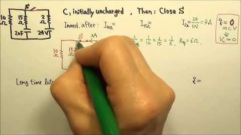 AP Physics C: Circuits: RC Circuits 7: Immediately & a Long Time after a Switch is Closed/Opened 2