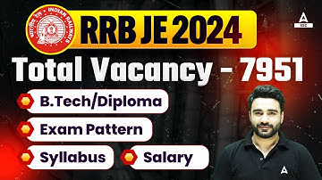 RRB JE 2024 | RRB JE Syllabus, Exam Pattern, Salary, Qualification | Full Details By Sahil Madaan