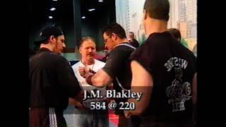 JM Blakley 584lbs Bench Press @ 1999 Arnold Classic