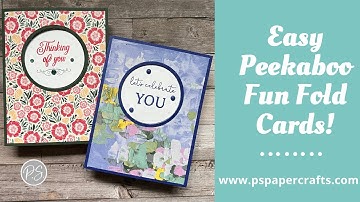 Card Making - More Peekaboo Fun Fold Cards