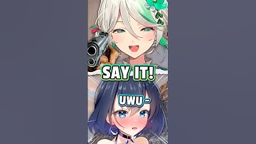 This is how Cecilia makes Kronii say 