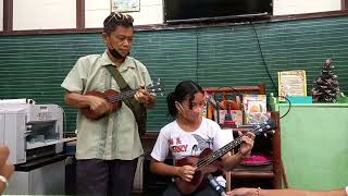 Sound of Silence Cover by Angel Umbao and Mentor Frank Gisultura #ukulelelover #ukulelehero