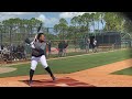 Miguel cabrera takes batting practice at tigers spring training