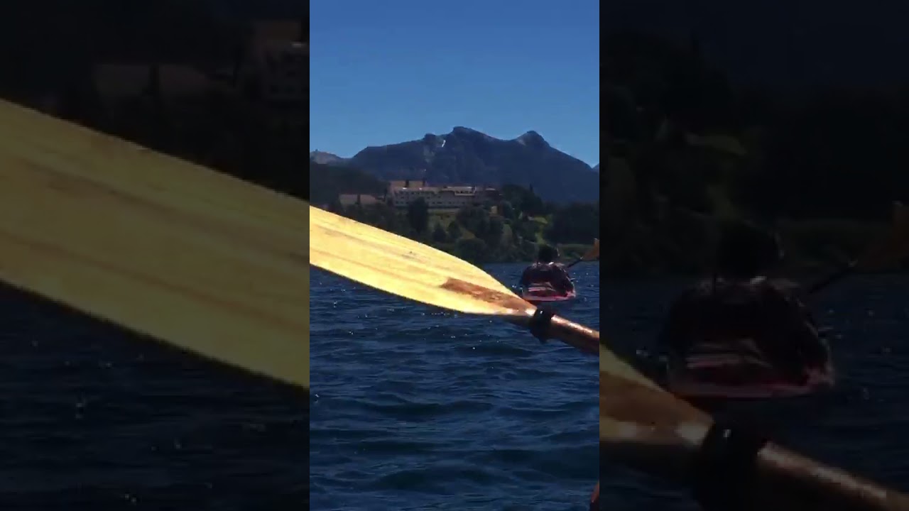 Kayak de travesía en lago Moreno