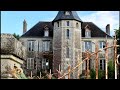 From Ruin to Beauty: Restoring The Front of an Abandoned Chateau with Passion.