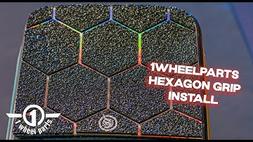 ONEWHEEL - 1WHEELPARTS HEXAGON GRIP TAPE INSTALL!