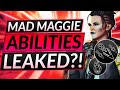 NEW LEGEND "MAD MAGGIE" ABILITIES LEAKED - The END for Bangalore - Apex Legends Guide
