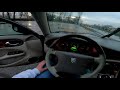 1998 Jaguar XJ X308 3.2 V8 237 HP - POV Test Drive, sound, and powersilde