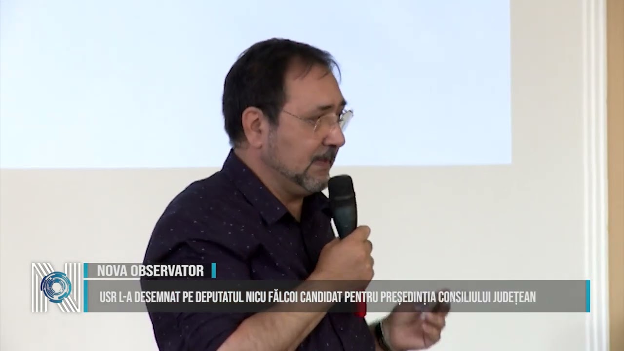 USR l-a desemnat pe deputatul Nicu Fălcoi candidat pentru președinția Consiliului Județean