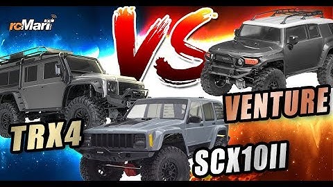 Traxxas TRX-4 vs Axial SCX10 II vs HPI Venture