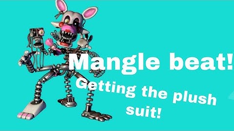 Beating mangle getting her plush suit
