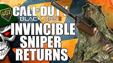 Call Of Duty: Black Ops 2 - The Invincible Sniper Returns (COD BO2 Sniping Gameplay)