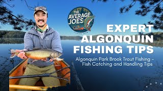 Taking a Trout Expert Fishing in Algonquin Park - Brook Trout Tips