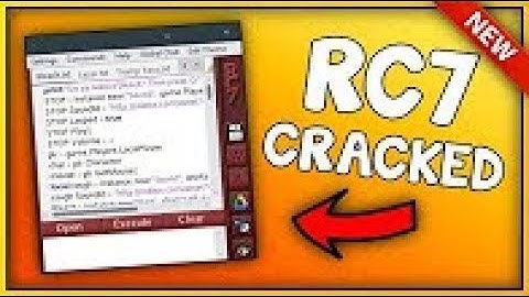 WORKING! RC7 Cracked  Level 7 Exploit  Script Executor  30 July 2017 WITH SCRIPT