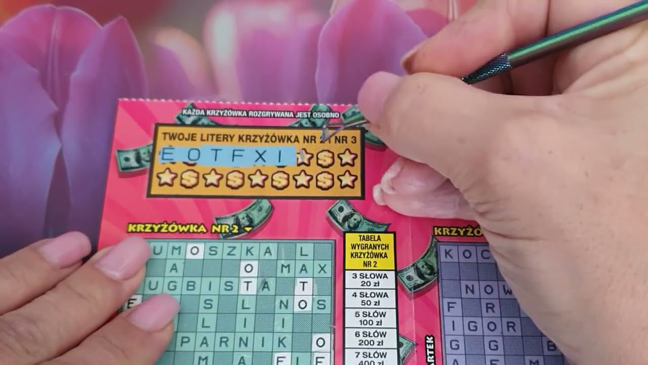 Zdrapki# 898 mix zdrapek za 45 zł i Mega Krzyżówka 🍀🦋