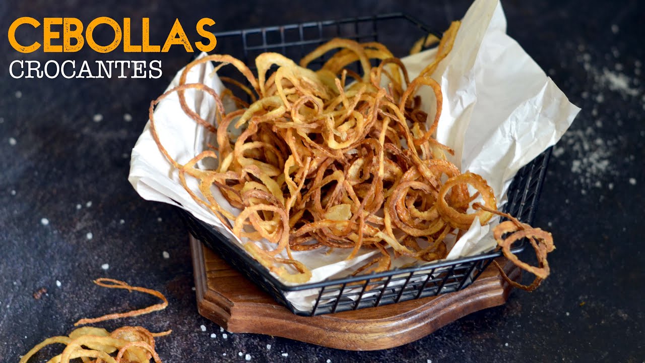 CEBOLLA CRUJIENTE CRISPY ONION RECETA FÁCIL Y RÁPIDA 