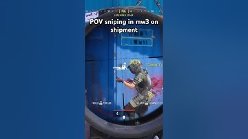 Sniping in call of duty mw3 on shipment #cod #mw3 #sniping #clips #quickscope #fyp #like #subscribe